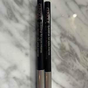 NEW Lot of 2 Clinique Quickliner for Eyes Intense 01 Intense Black Eyeliner Line